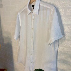 100% LINEN SHORT SLEEVE SHIRT